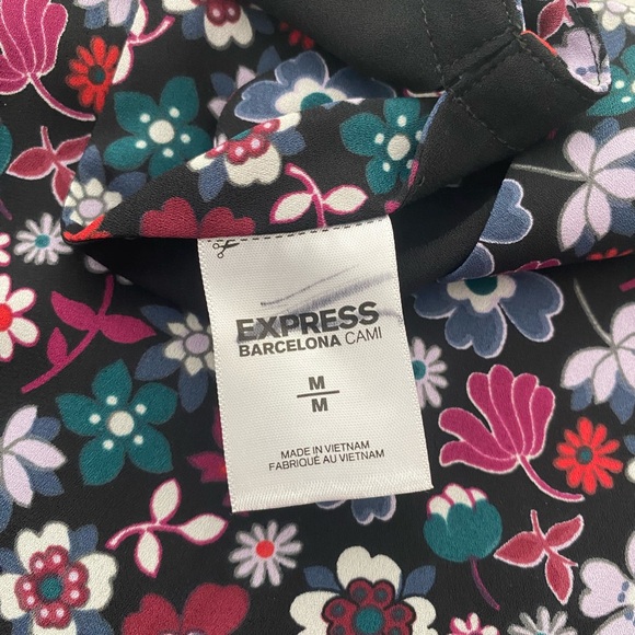 Express Barcelona Tank Floral Reversible Size M - Picture 2 of 3